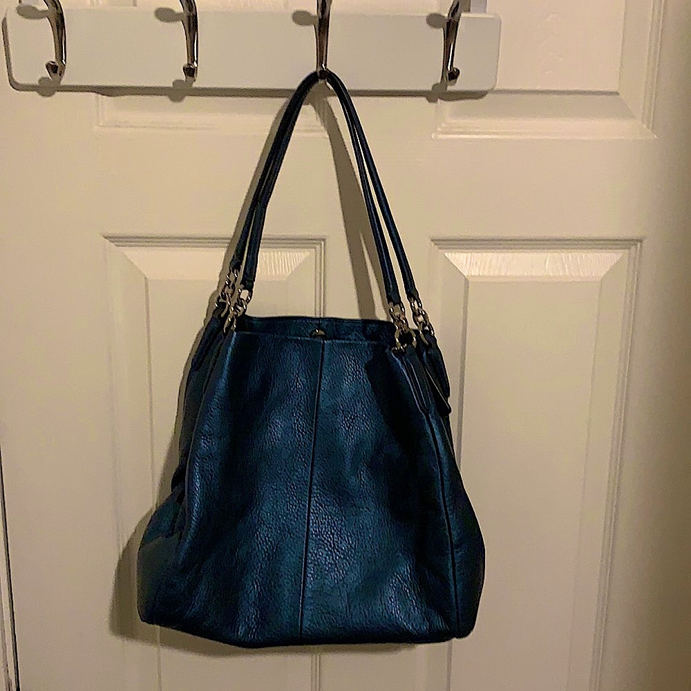 Coach tote in blue